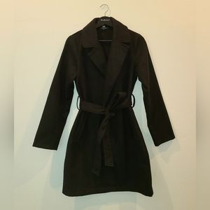 Black Belted Coat